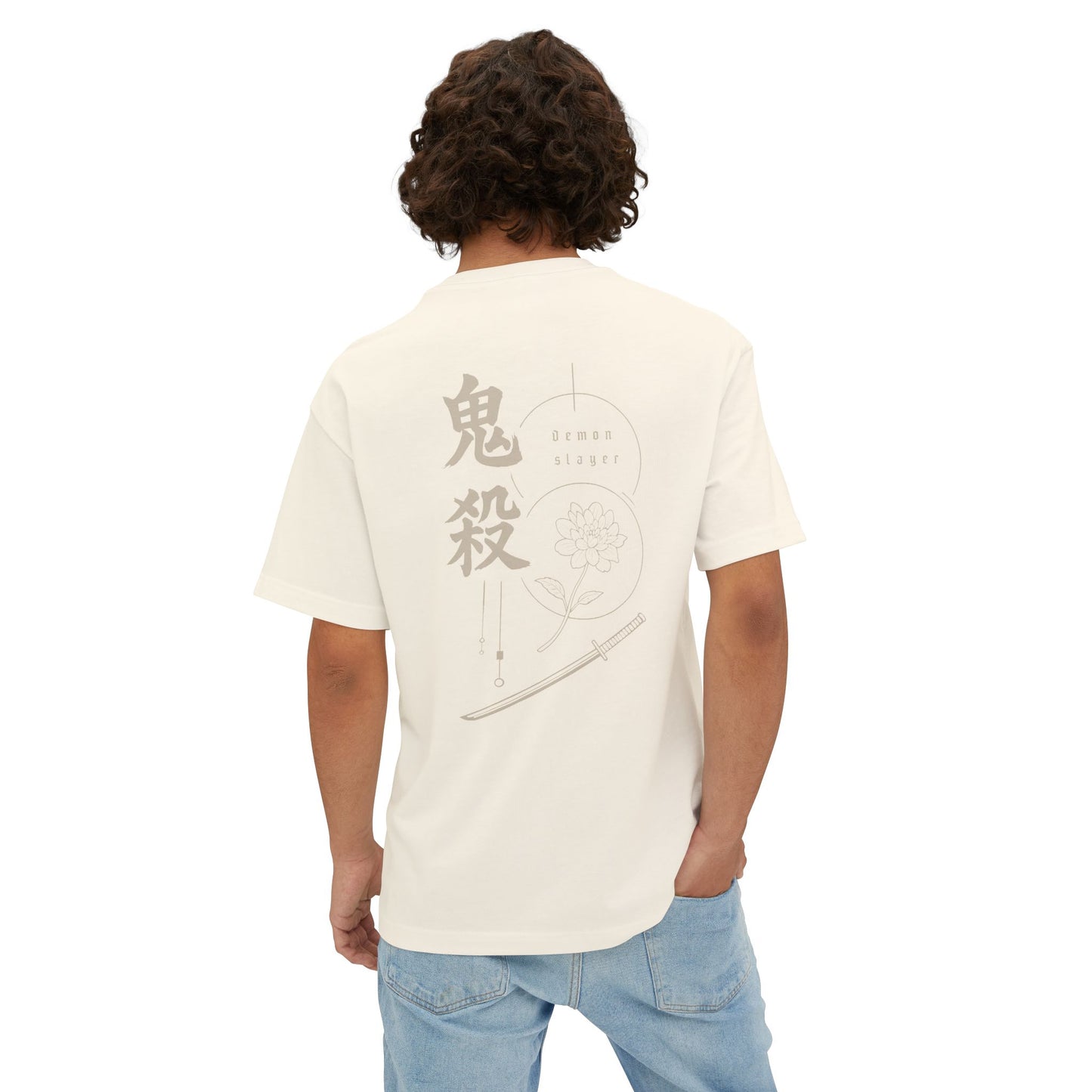 Demon Slayer Inspired Oversized Boxy Tee