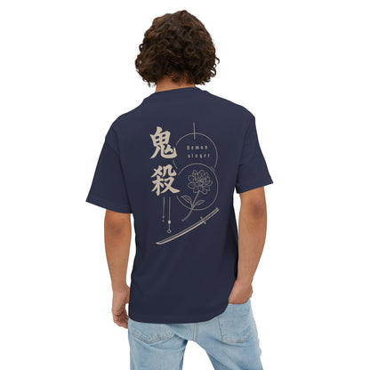 Demon Slayer Inspired Oversized Boxy Tee