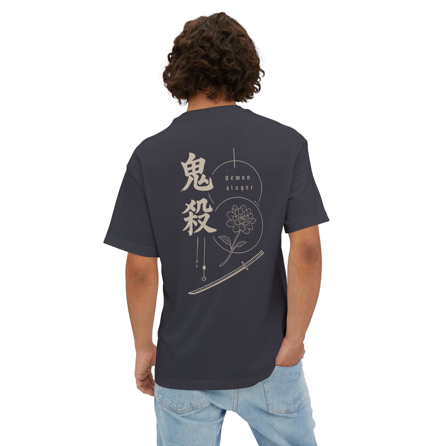 Demon Slayer Inspired Oversized Boxy Tee