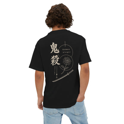 Demon Slayer Inspired Oversized Boxy Tee